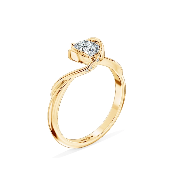 Nhẫn đính hôn Kim cương White Pappilon NCH5401 4